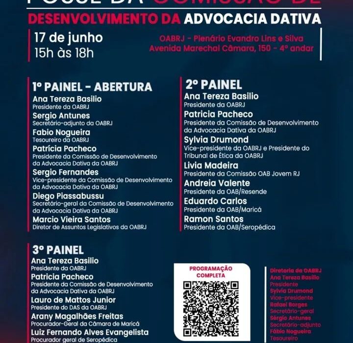Comissão de Desenvolvimento da Advocacia Dativa Rio de janeiro