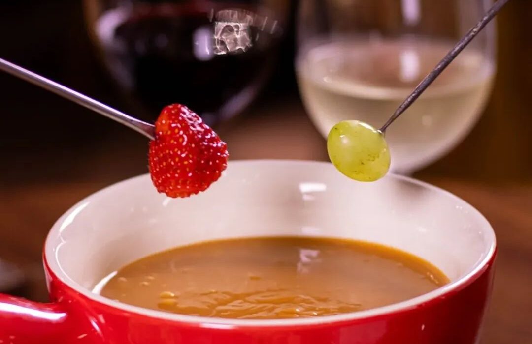 Doce de Leite com Queijo Minas, no Festival de Fondue da Julieta de Serpa Rio de janeiro