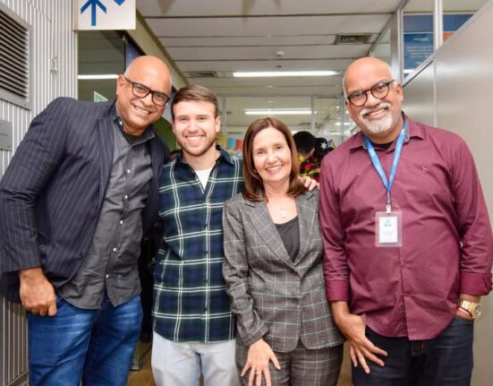 Martha Rocha e Leo Lupi, na Festa Junina da Assistência Social Rio de janeiro