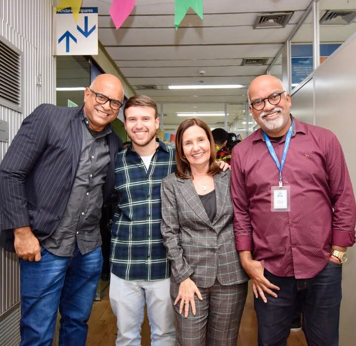Martha Rocha e Leo Lupi, na Festa Junina da Assistência Social Rio de janeiro