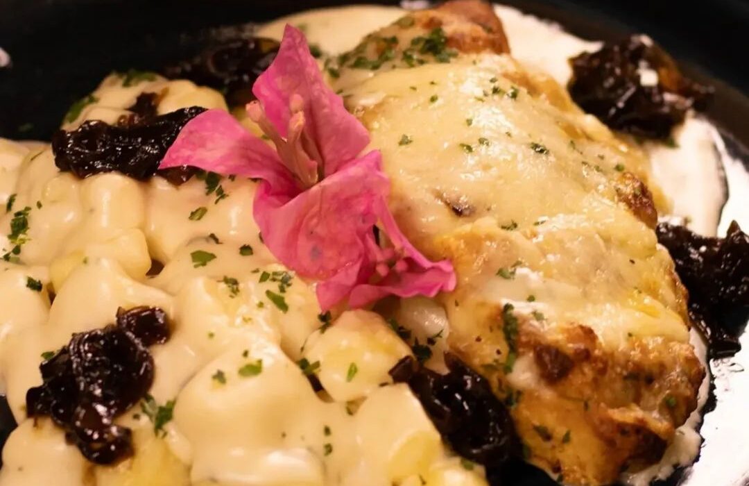 Frango grelhado com nhoque, no Almoço Executivo da Julieta de Serpa Rio de janeiro