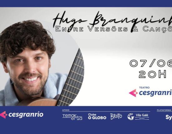 Hugo Branquinho, no Teatro Cesgranrio Gastronomia