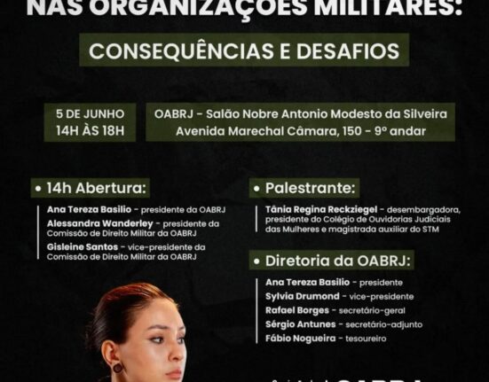 Assédio Sexual nas Organizações Militares Eventos