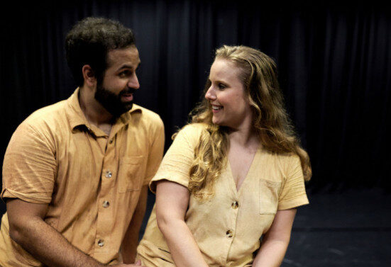 Giulia Grandis e Thiago Mello, em "Pulmões ", no Teatro Ziembinski Rio de janeiro