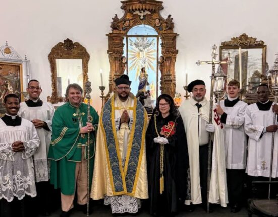 Corpus Christi na igrejinha de Nossa Senhora da Lapa dos Mercadores Rio de janeiro