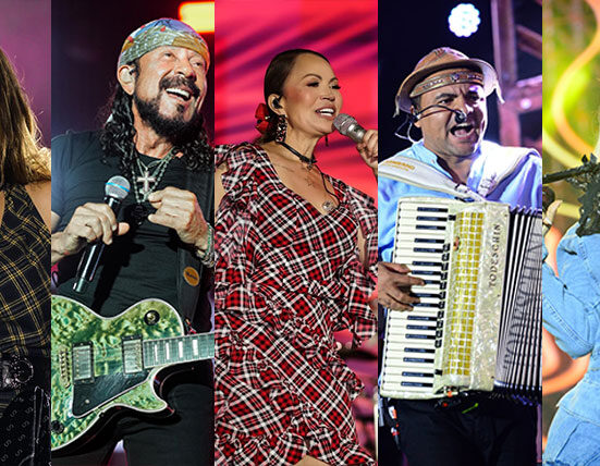 Em 06 dias de evento grandes nomes passaram no palco do Arraiá do Berimbau Geral