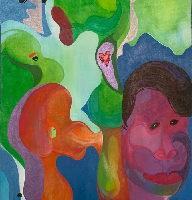 Exposição “Escuto o Gosto das Cores com os Olhos” propõe uma experiência sensorial entre desenho e pintura no Venâncio Cultural Exposição