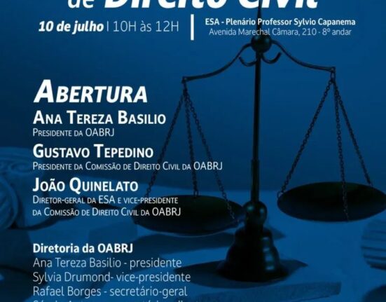 Posse da Comissão de Direito Civil. Rio de janeiro