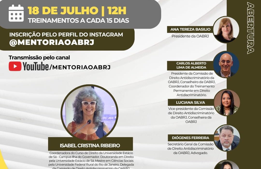 Treinamento Permanente em Direito Antidiscriminatório Rio de janeiro