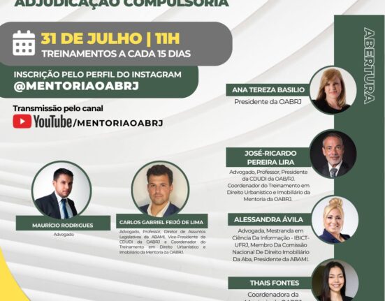 Treinamento Permanente em Direito Urbanístico e Imobiliário Rio de janeiro