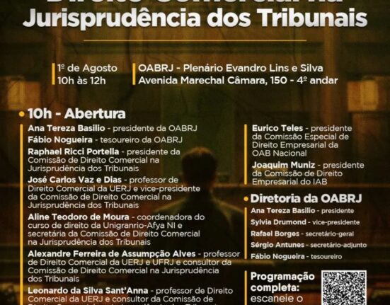 Posse da comissão de Direito Comercial na Jurisprudência dos Tribunais Rio de janeiro