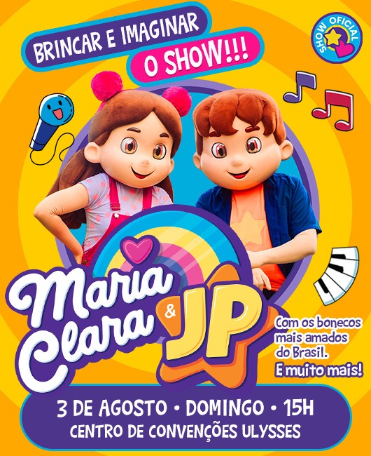 “Maria Clara & JP – Brincar e Imaginar”, o espetáculo musical do maior fenômeno infantil do Youtube   Cultura