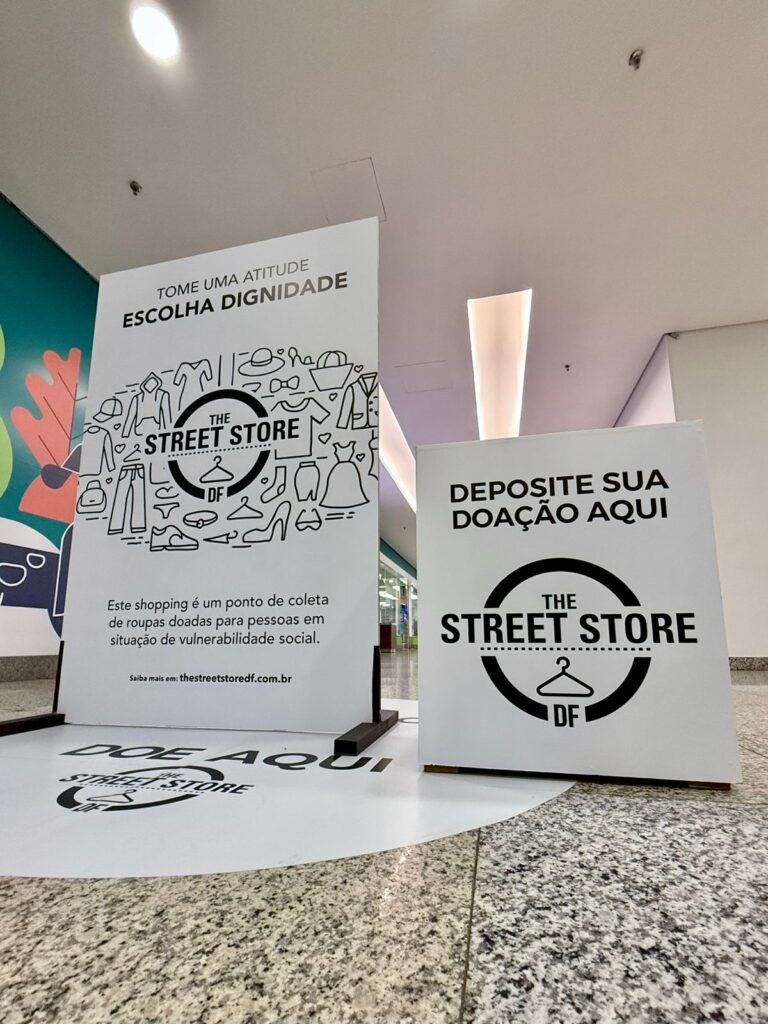 Venâncio Shopping é ponto de coleta para campanha de combate ao frio no DF Projeto social