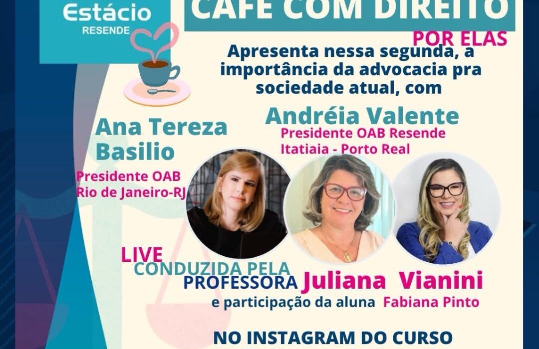 Live Semanal Café com Direito Rio de janeiro