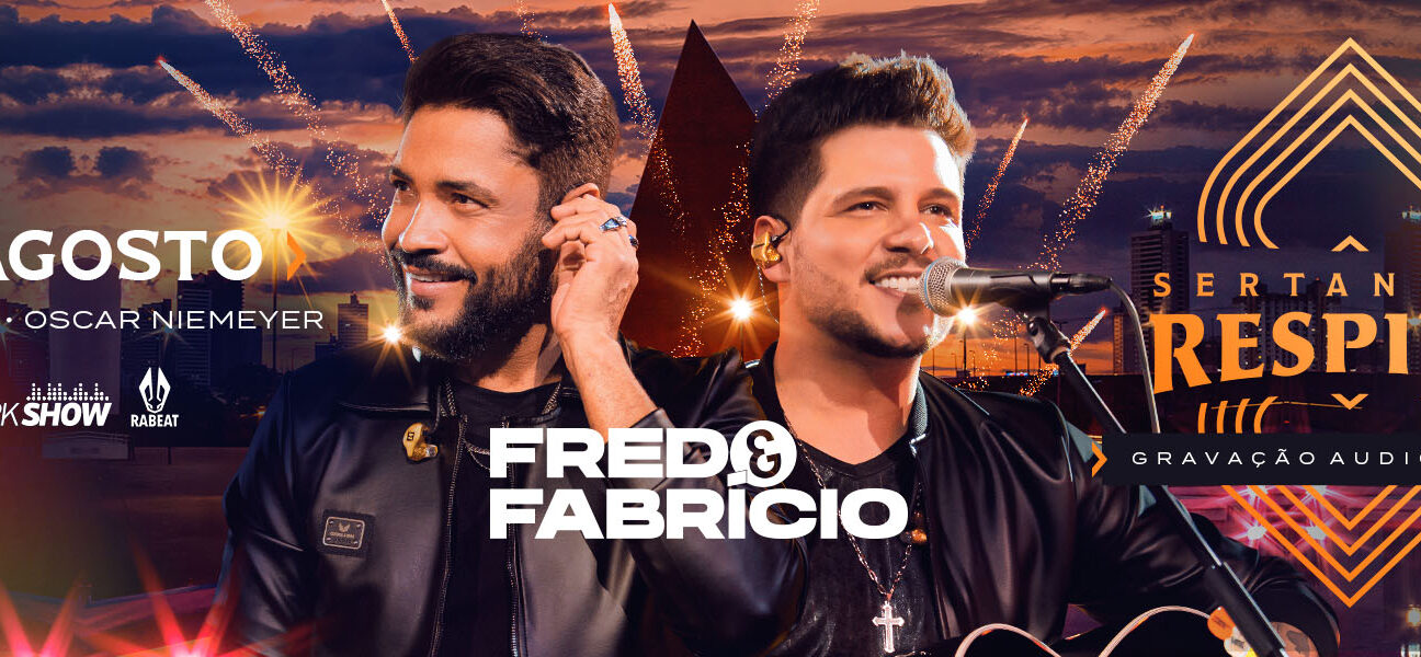 Goiânia recebe gravação do novo DVD de Fred & Fabrício, “Sertanejo Respira”, em agosto Música