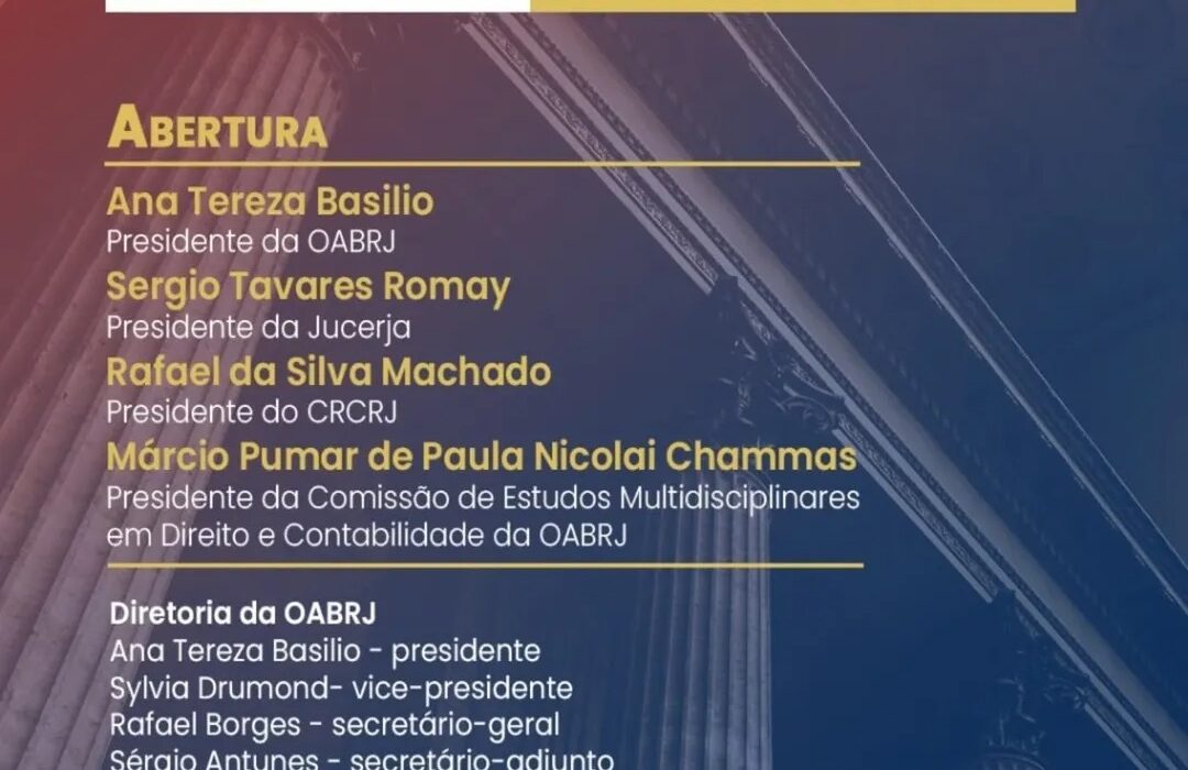 Posse da Comissão de Estudos Multidisciplinares em Direito e Contabilidade da OAB-RJ Rio de janeiro
