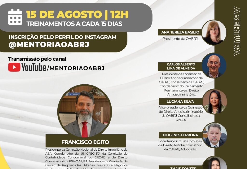Treinamento Permanente em Direito Antidiscriminatório. Rio de janeiro