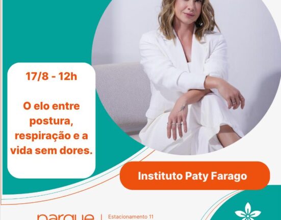 Paty Farago participa do Coffee Brasília Wellness com palestra sobre o elo entre postura, respiração e a vida sem dores Gastronomia