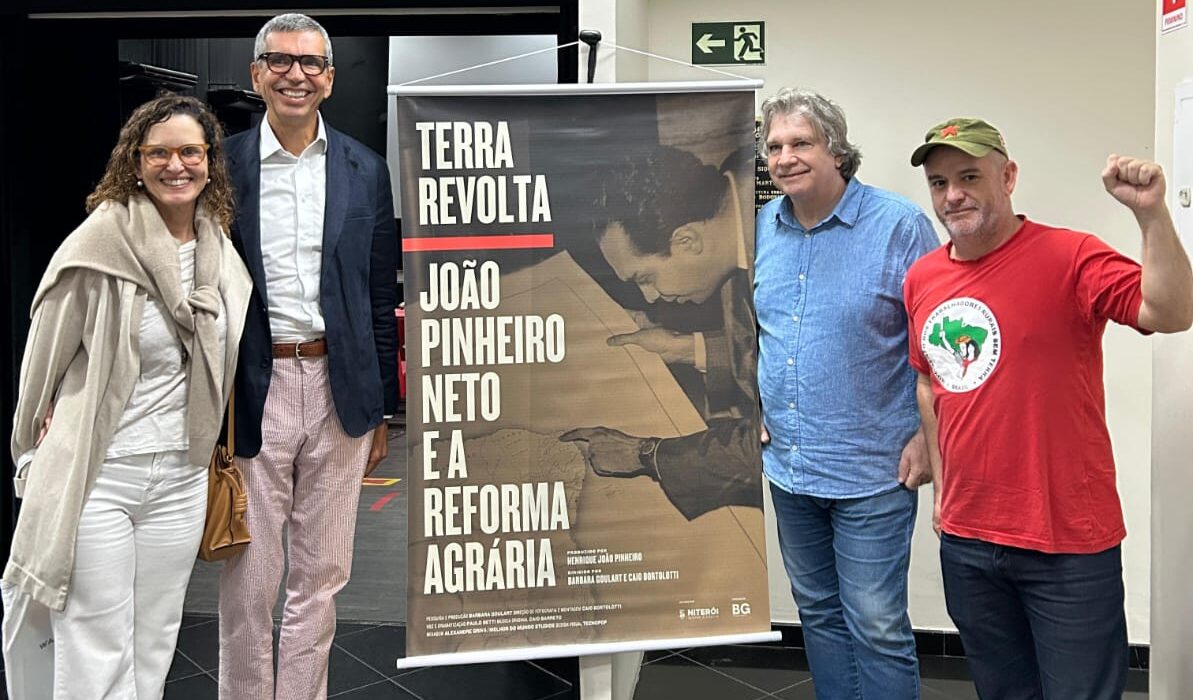 Foi um sucesso o lançamento de documentário sobre João Pinheiro Neto e a Reforma Agrária, em Maricá Rio de janeiro