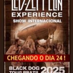 Será nesta quarta, a apresentação única da Banda chilena Black Dog The Led-Zeppelin Experience, no Teatro Clara Nunes Rio de janeiro