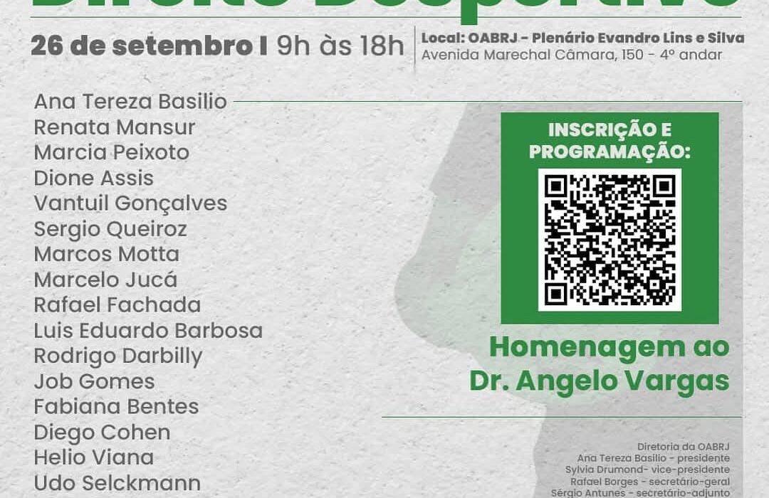 Seminário do Direito Esportivo Rio de janeiro