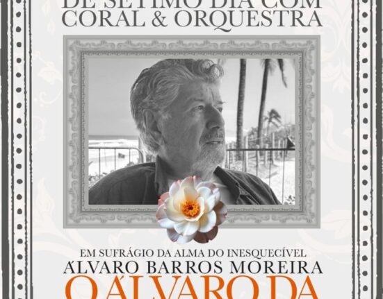 Missa de sétimo dia de Álvaro da Camélia, na igrejinha dos Mercadores Rio de janeiro