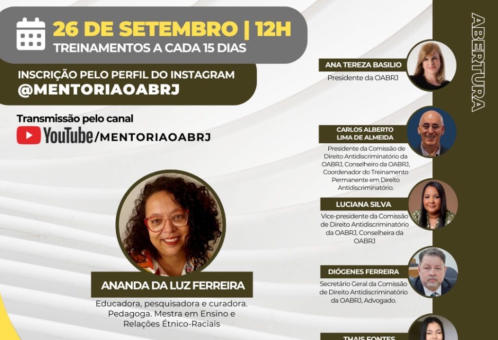 Treinamento Permanente em Direito Antidiscriminatório Rio de janeiro