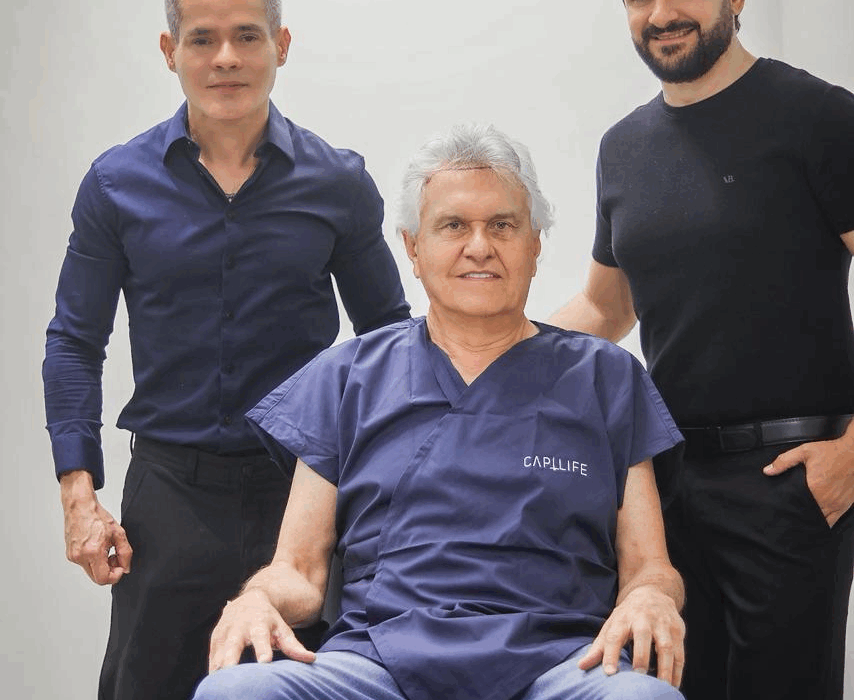 Governador Ronaldo Caiado realiza transplante capilar com técnica de alta precisão em Goiânia Colunismo Social