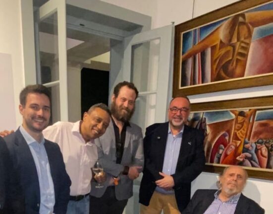 Inauguração da exposição de Mário Mendonça Colunismo Social