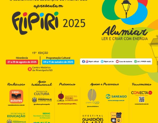 15ª Flipiri transforma Pirenópolis em palco literário de 9 a 11 de outubro Diversão