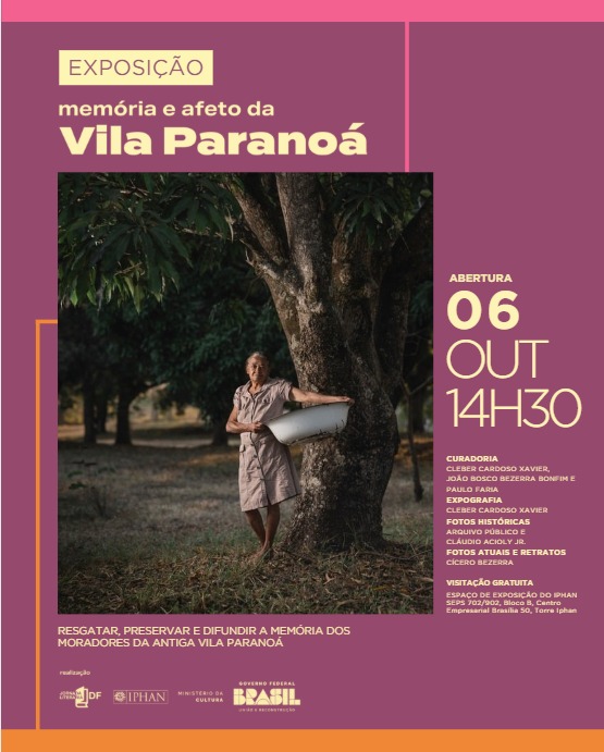 Associação Jornada Literária do DF promove na sede do Iphan exposição sobre a Vila Paranoá Exposição