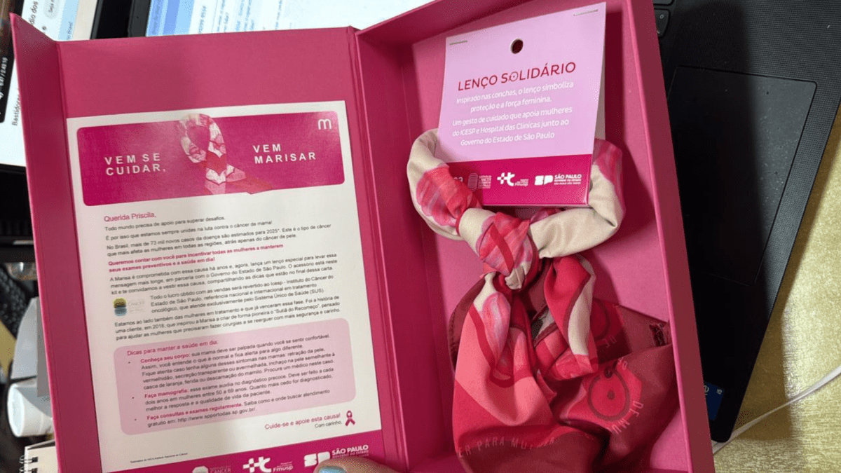 Outubro Rosa: Banco de Lenços promove autoestima e acolhimento a mulheres com câncer de mama em todo Brasil Saúde