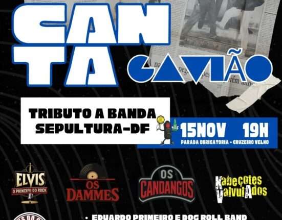 Canta Gavião 2025 – Tributo à Banda Sepultura -DF Rio de janeiro