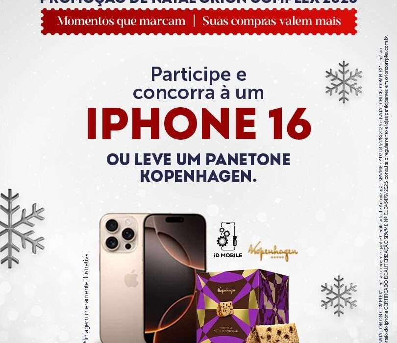 Campanha de Natal do Órion mistura magia, prêmio e solidariedade Natal