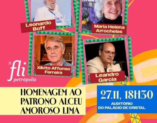 Alceu Amoroso Lima é o patrono da Flipetrópolis Empreendimentos de Luxo