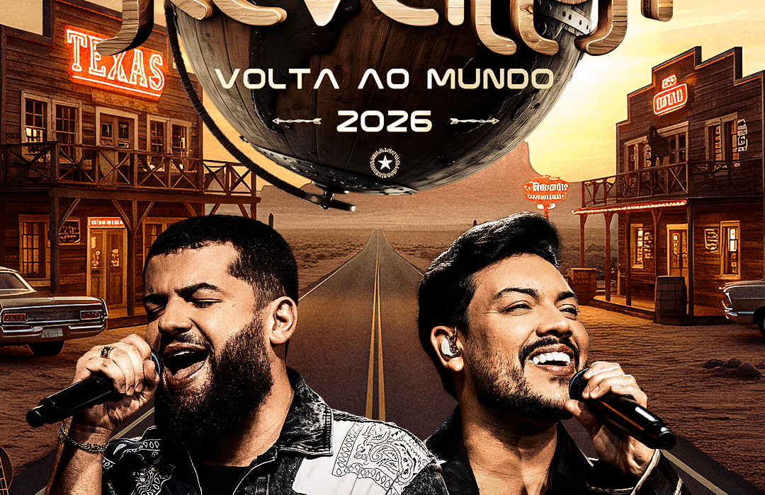 Goiânia terá Ícaro & Gilmar como atração principal do Réveillon Volta ao Mundo 2026 Réveillon