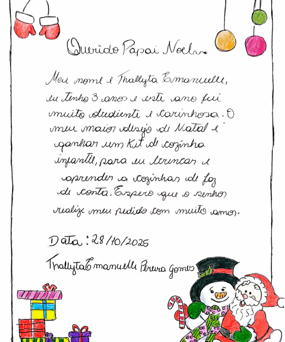 Sonhos no Papel: campanha Pix do Noel 2025 incentiva doações e voluntariado neste Natal natal solidário