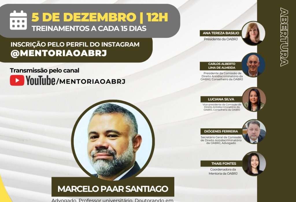 Treinamento Permanente em Direito Antidiscriminatório Rio de janeiro