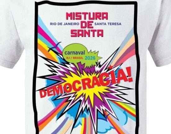 Mistura de Santa celebra Democracia e lança camiseta, neste sábado. Rio de janeiro