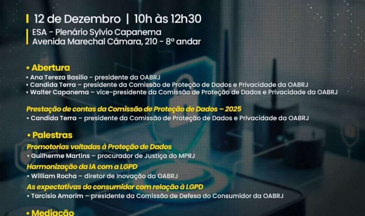 Desafios da proteção de dados para 2026 Rio de janeiro