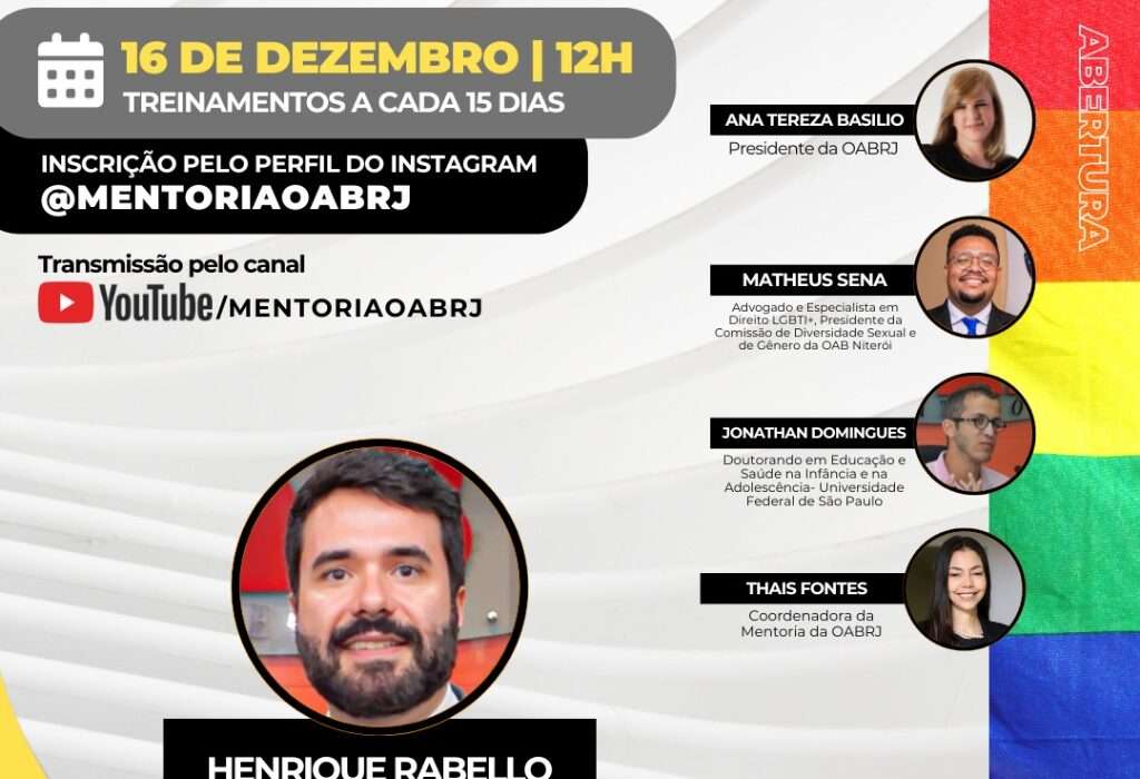 Treinamento Permanente em Direito LGBTI + Rio de janeiro