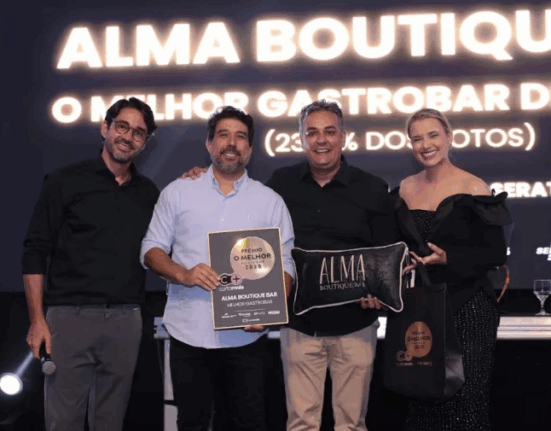Alma Boutique Bar é eleito o Melhor Gastrobar de Goiânia pelo Prêmio Curta Mais Esporte