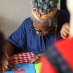 Martha Rocha recebe Conceição Evaristo, na Unidade de Reinserção Social Ziraldo, no Méier Rio de janeiro