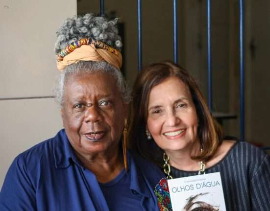 Martha Rocha recebe Conceição Evaristo, na Unidade de Reinserção Social Ziraldo, no Méier Rio de janeiro