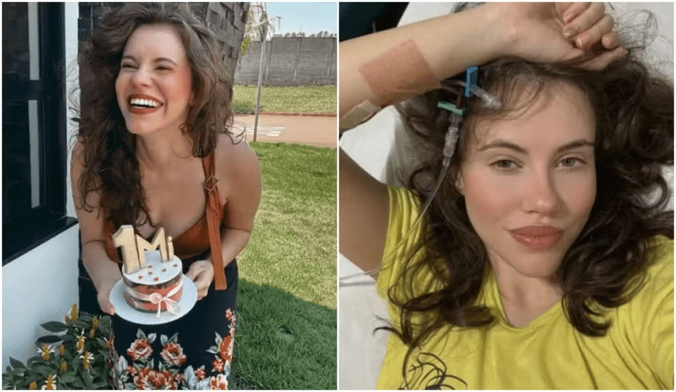 “Eu filmei o momento que começou a dar tudo errado” Influencer com trombose passou 3 dias internada com medo de perder a perna Celebridades
