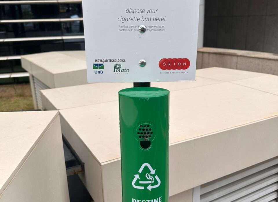 Complexo em Goiânia transforma bitucas de cigarro em papéis e renda é revertida para projetos sociais Geral