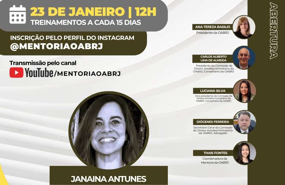 Treinamento Permanente em Direito Antidiscriminatório Rio de janeiro