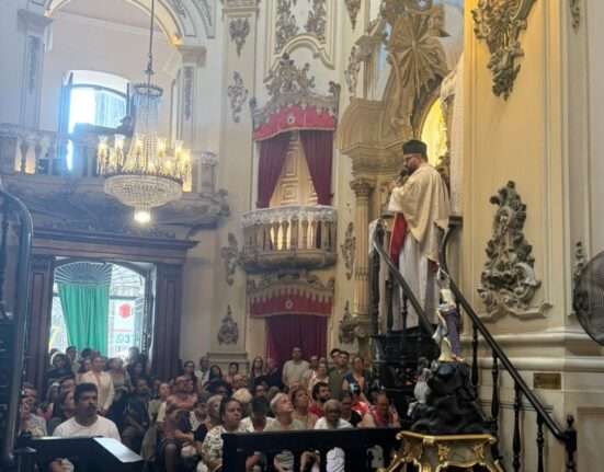 Epifania e Dia de Reis na igreja de Nossa Senhora da Lapa dos Mercadores Rio de janeiro