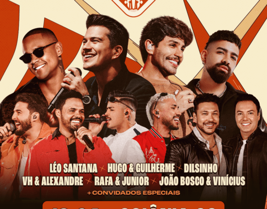 Além de Hugo e Guilherme, Léo Santana e Dilsinho são confirmados no Festival No Pelo 360 em Goiânia; line-up ainda traz VH & Alexandre e Rafa & Júnior e João Bosco e Vinícius como convidados Música