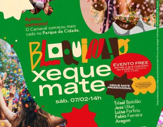 Bloquinho Xeque Mate transforma o Em Casa, no Parque da Cidade, em palco de brasilidade e celebração carnavalesca Rio de janeiro